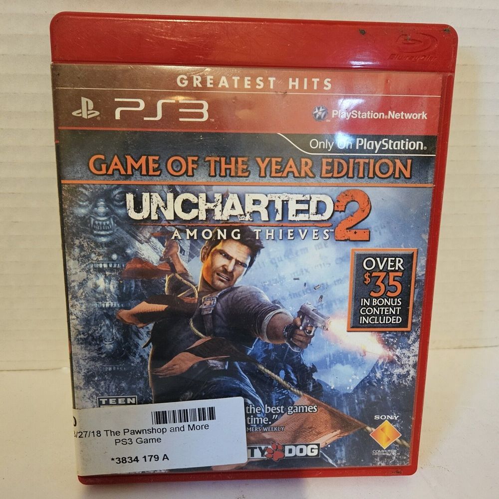 Uncharted 2: Among Thieves - Game of the Year Edition Sony PlayStation 3 Ps3‎